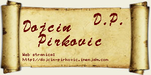 Dojčin Pirković vizit kartica